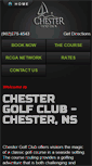 Mobile Screenshot of chestergolfclub.ca